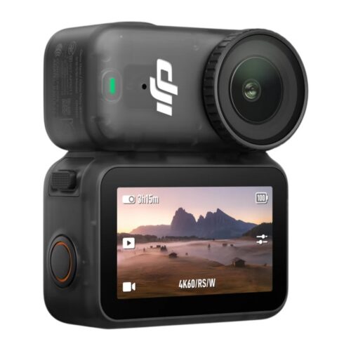 DJI Osmo Nano 128GB seikluskaamera, millel on 4K resolutisoon