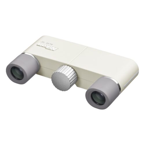 Binokkel Nikon 4X10 DCF Ivory White tagant küljelt vaade
