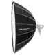 Caruba Quick Softbox Mark II – 180cm Bowens kinnitusega suur softbox - külg vaade