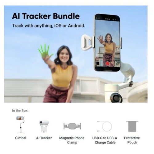 Insta360 Flow 2 Pro AI Tracker Bundle – nutikas gimbal nutitelefonile