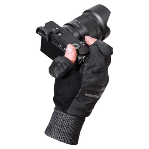 Vallerret Markhof ProV3 Photography Glove kaamera kindaga käes