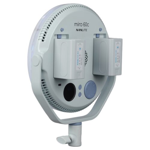 Nanlite Miro 60c LED täis-värviline ümmargune paneelvalgus