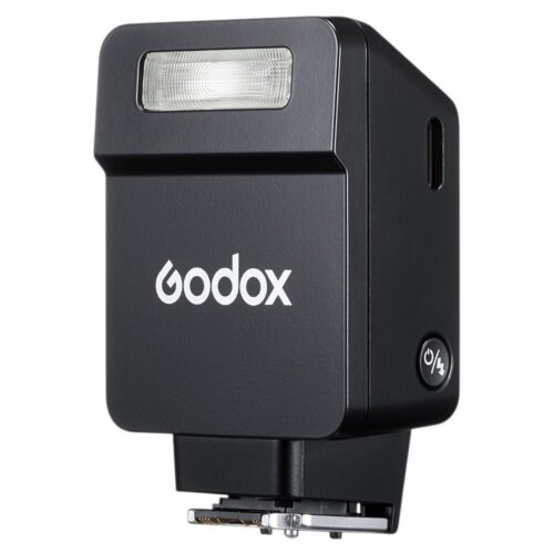 Godox iT22 must mini välk eest külg vaade