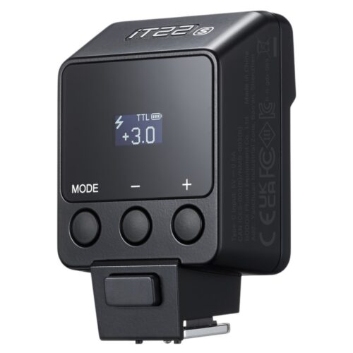 Godox iT22 must mini välk tagant külg vaade