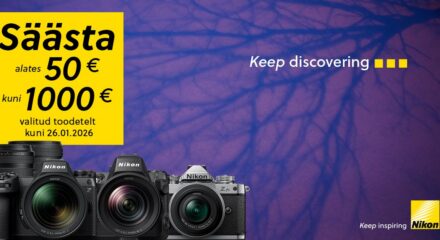 Nikon kampaania 2025 bänner reklaam.