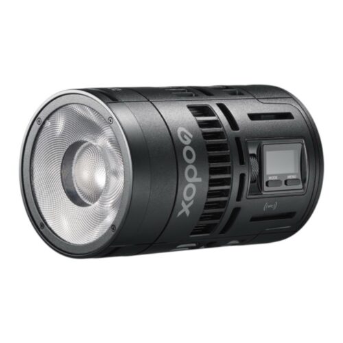 Godox MS60R RGB LED küljelt vaade LED ekraaniga
