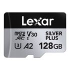 128GB Lexar microSDXC SILVER Plus 1066x U3 UHS-I R205 W150 V30