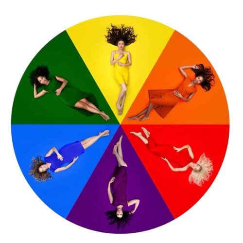 Colorama fototausta värviratas