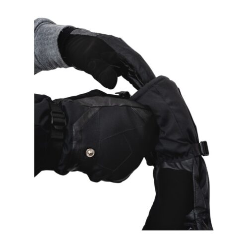 Fotograafi kindad talveks VALLERRET Alta Overmitt Black käe sisestamine kindasse