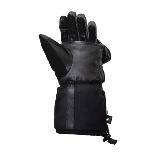 Fotograafi kindad talveks VALLERRET Alta Overmitt Black aluskinda sõrmikud nähtaval