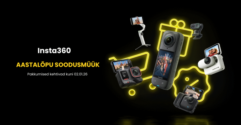 Aaastalõpu INSTA360 pakkumised