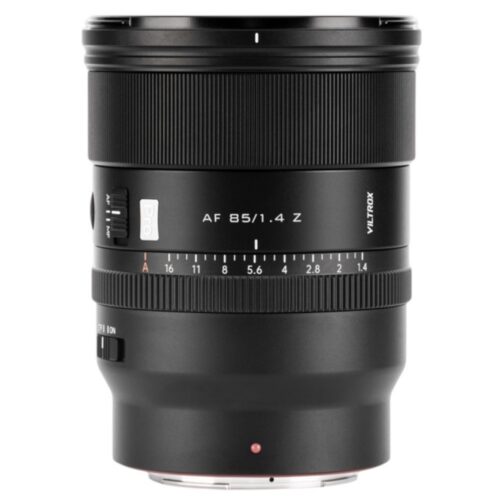 Viltrox AF 85mm F/1.4 Pro Nikon Z küljelt vaade