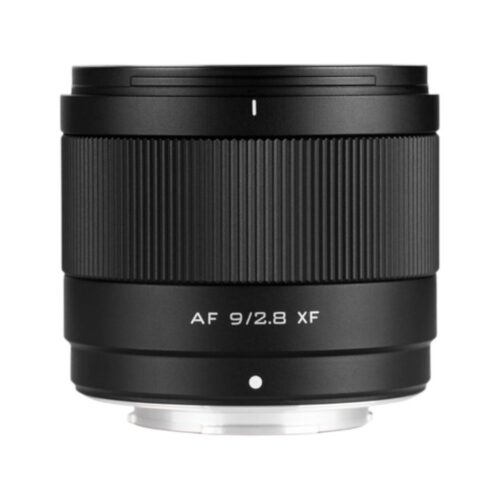 Viltrox AF Air 9mm F/2.8 XF objektiivi küljelt vaade