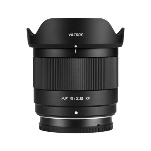Viltrox AF Air 9mm F/2.8 XF objektiiv koos päikesevarjukiga