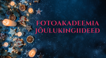 Fotoakadeemia jõulukingiideed kaunistustega pilt