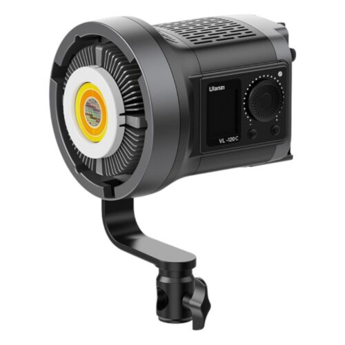 Ulanzi V-120C RGB LED Light ekraani küljelt vaade