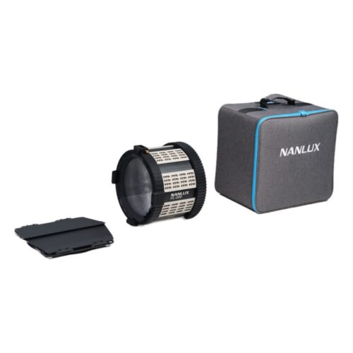 NANLUX FL-22 Motorized Fresnel Lens 15°- 48° eest komplekti sisu