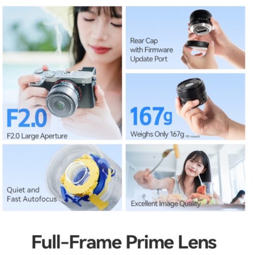 TTArtisan AF 40mm F2 Nikon Z mount Black Full Frame Prime Lens