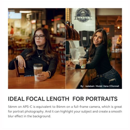 TTArtisan APC-C AF 56mm F1.8 objektiiv portal lens