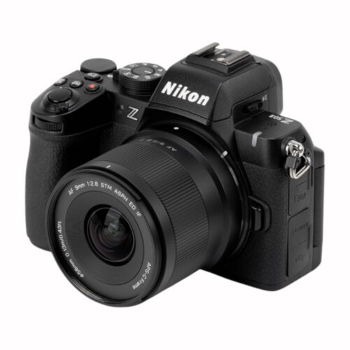 Viltrox AF-9mm F/2.8-Air Nikon Z APS-C Z50II kaamera ees