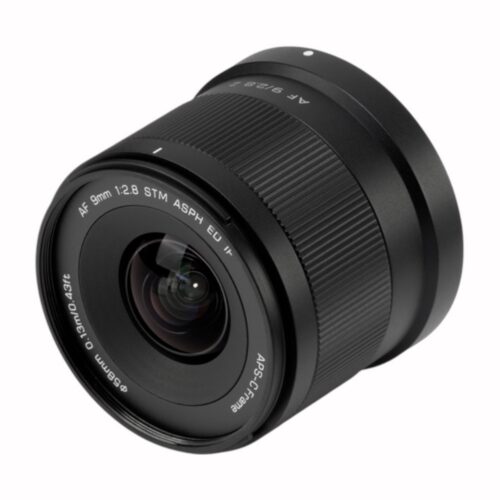 Viltrox AF-9mm F/2.8-Air Nikon Z APS-C eest külg vaade