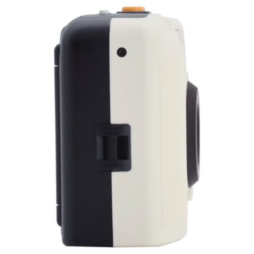 Kodak Snapic A1 filmikaamera valget elevandiluu värvi küljelt vaade