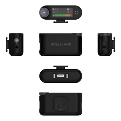 Hollyland Lark Max 2 Ultimate Combo with OWS Monitor Earphone pealt vaade