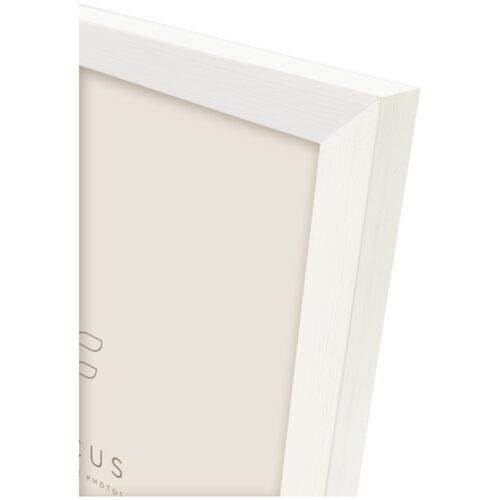 Focus Willow White pildiraam A4 ülevalt nurga