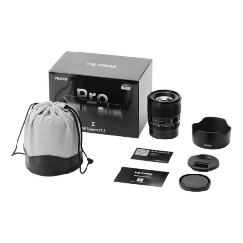 Viltrox DX AF 56mm F/1.2 PRO Nikon Z komplektis