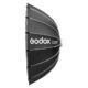 Godox S120T softboks 120 cm külgvaates, kiiravamisega vihmavarju-tüüpi disain