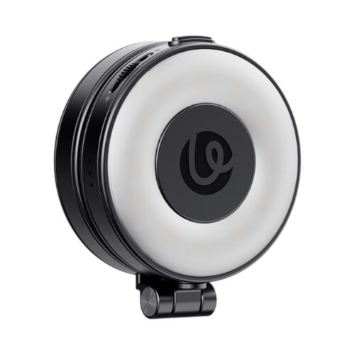 Ulanzi LM23 magnetiline taitevalgus nutitelefonile must külg vaade