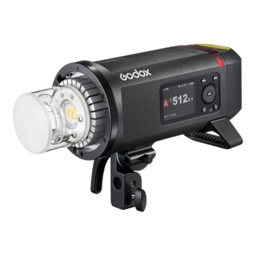 Godox AD800 Pro akuga välklamp eest vaade pirniga