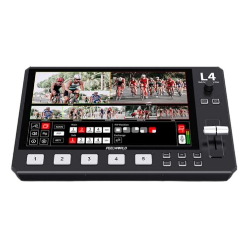Feelworld Video Mixer L4 vaade pealt