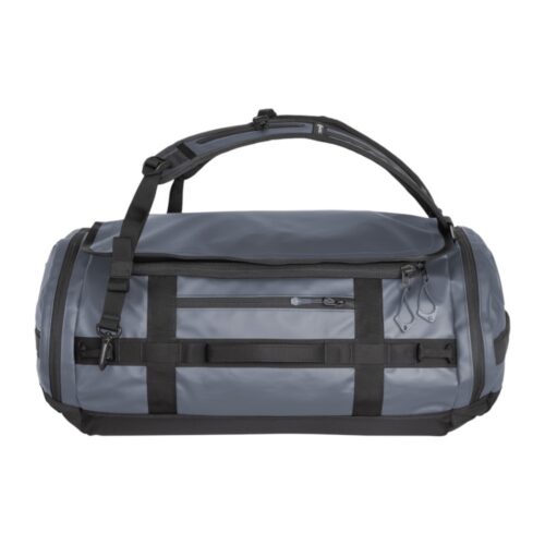 Wandrd CARRYALL Duffel 40L Aegean Blue küljelt vaade