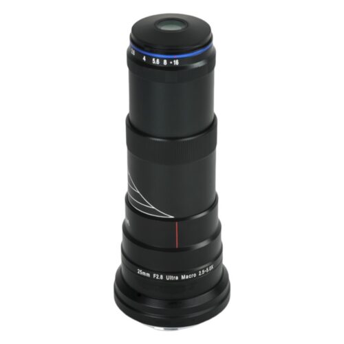 Laowa 25mm f/2.8 2.5–5X Ultra Macro objektiiv – Nikon Z avatud