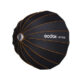 Godox QR-P120 softbox Bowensi kinnitusega tagantvaates