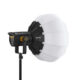 Godox CS-50D latern-softboks kinnitatuna Godoxi LED-valgusele
