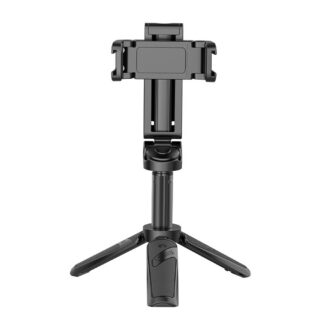 Ulanzi JJ02 Extendable Grip Tripod Black lahtivoldituna lauastatiivina