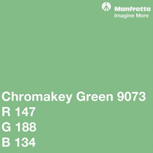 Manfrotto paberist fototaust 2.72X11M CHROMA KEY GREEN Adobe RGB