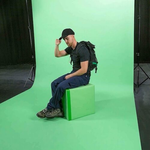 Manfrotto paberist fototaust 2.72X11M CHROMA KEY GREEN fotograafile