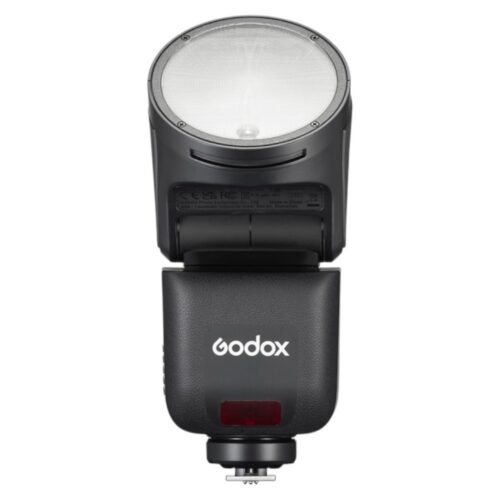 Godox Speedlite V1 Mid eest välk nurga all üles suunatud