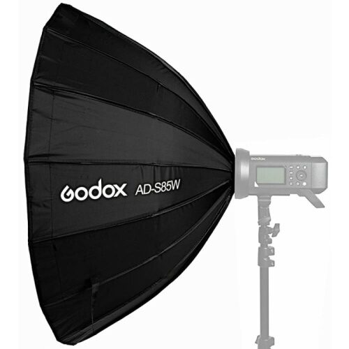 Godox AD-S85W softboks valgusti ees
