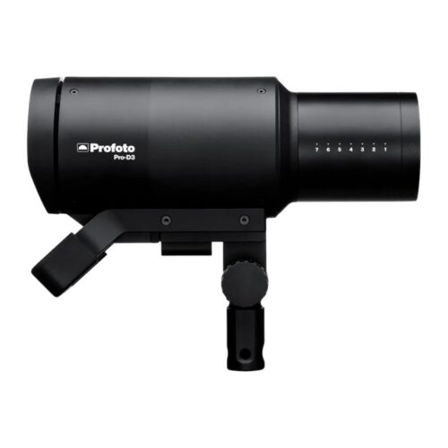 Profoto Pro-D3 750Ws välklamp küljelt