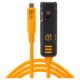 TETHERPRO OPTIMA 10G TETHERBOOST USB-C EXTENSION CABLE 4.8M ORANGE