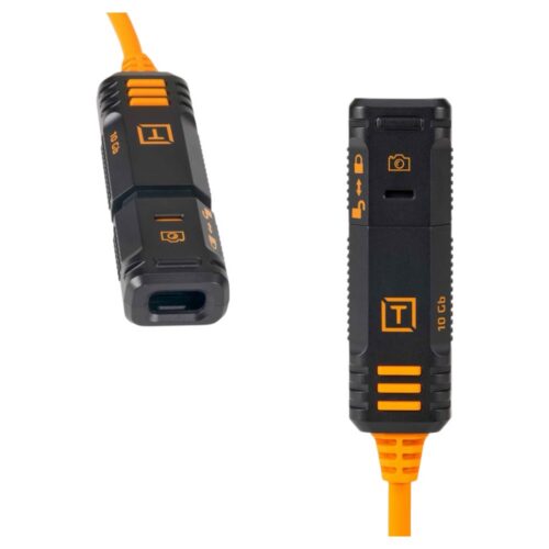 TETHERPRO OPTIMA 10G TETHERBOOST USB-C pikendusjuhe 4.8M ORANGE liitmik