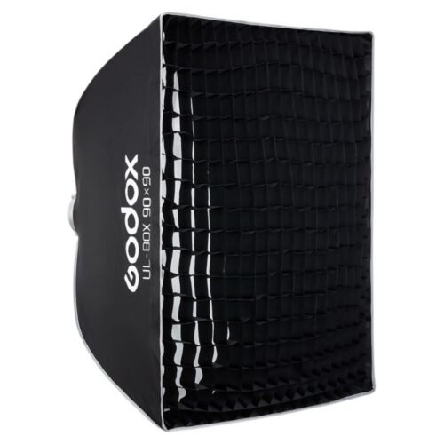 Godox UL-Box-90 kiiravatav softbox Bowens kinnitusega 90 × 90 cm gridiga