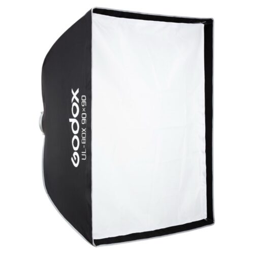 Godox UL-Box-90 kiiravatav softbox Bowens kinnitusega 90 × 90 cm hajutiga