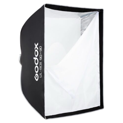 Godox UL-Box-90 kiiravatav softbox Bowens kinnitusega 90 × 90 cm hajutitega