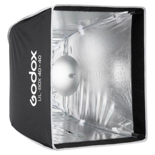 Godox UL-BOX 40 – kiiravatav ruudukujuline softbox Bowens kinnitusega 40 × 40 cm