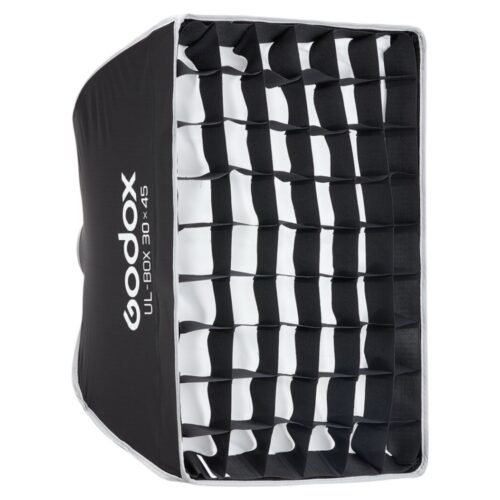 Godox UL-BOX-30x45 kiiravatav softbox Bowens kinnitusega gridiga